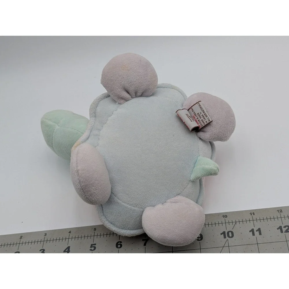 Baby Gund Rainbow Racer Turtle Plush 5696 Pastel Stuffed Animal Toy‎